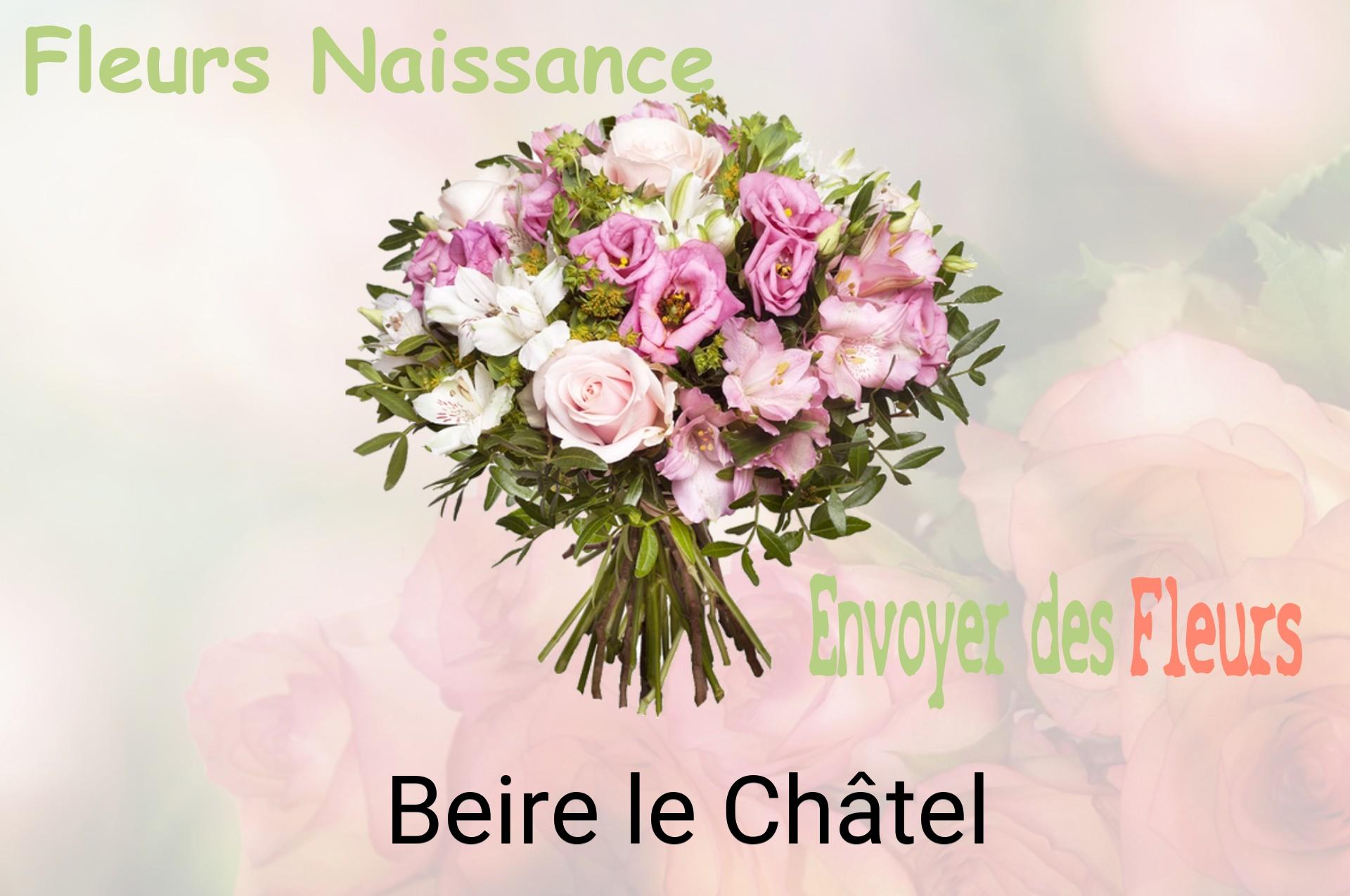 Bouquet de fleurs de naissance livré à Beire-le-Châtel
